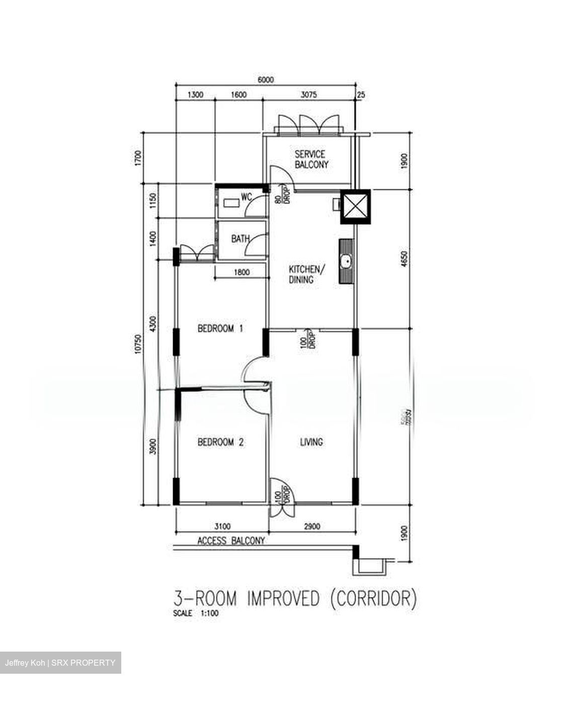 Blk 4 Lew Lian Gardens (Serangoon), HDB 3 Rooms #570691861